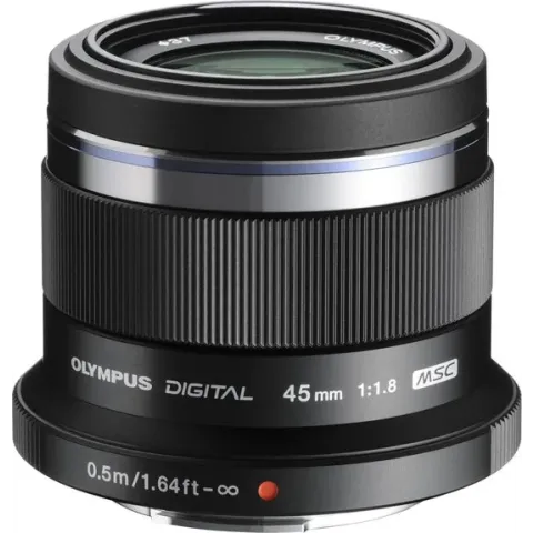 Olympus M.ZUIKO DIGITAL 45mm f/1.8 - Zwart