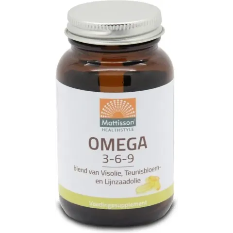 Omega 3-6-9 - Vis- teunisbloem- en lijnzaadolie - 60 capsules