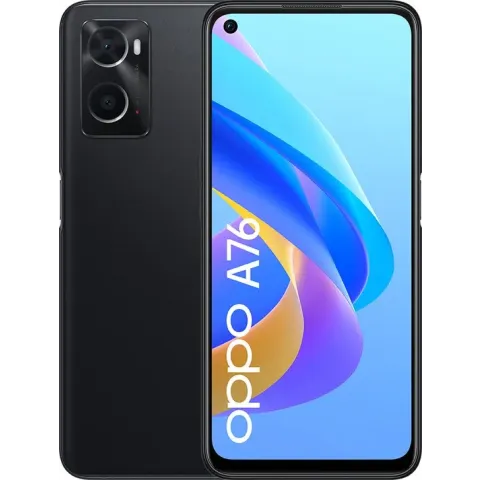 OPPO A76 - 128 GB - Zwart