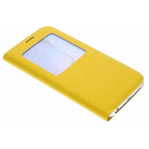 Originele S View Cover Voor De Galaxy S6 - Okergeel