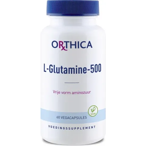 Orthica L Glutamine-500 Voedingssuplement - 60 Capsules