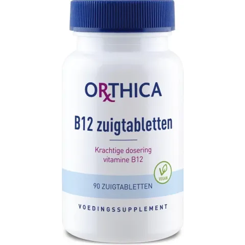 Orthica Vitamine B12 Zuigtabletten (Voedingssupplement) - 90 zuigtabletten