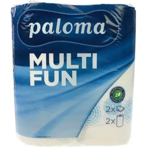 Paloma Keukenrol 2-laags 220x222mm 100% cellulose