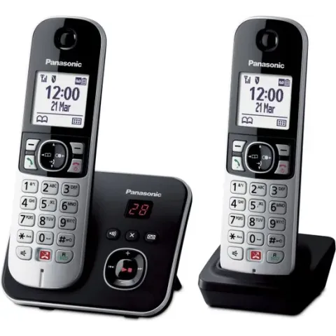 Panasonic KX-TG6862 DECT-telefoon Nummerherkenning Zwart, Zilver