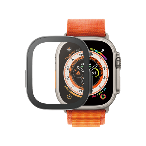 Panzerglass Full Body Screenprotector Voor Apple Watch Ultra 49 Mm Zwart
