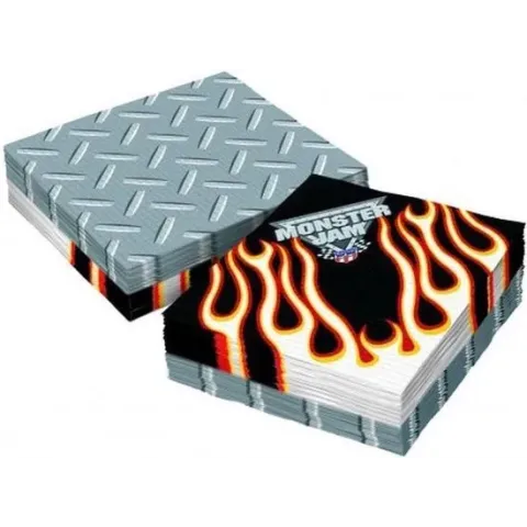papieren servetten - monster jam - 20 stuks
