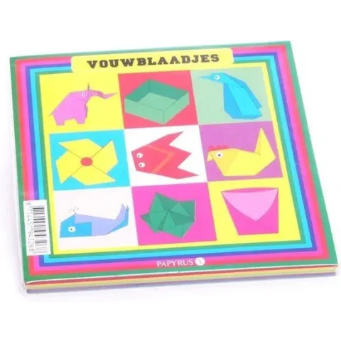 Papyrus Vouwblaadjes Junior 12 X 12 Cm Papier 65 Gram
