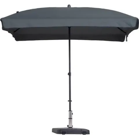 Parasol Rechthoek Grijs 210 x 140 cm Patmos Madison