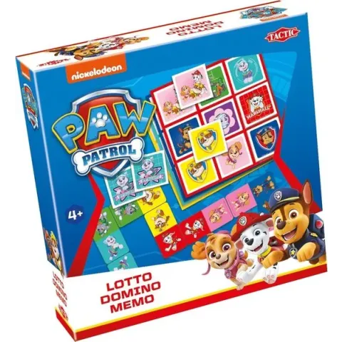 Paw Patrol 3-in-1 : Memo - Lotto - Domino
