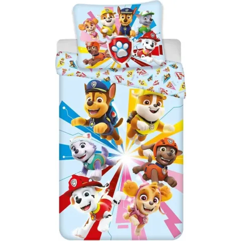 PAW Patrol Dekbedovertrek Squad - Eenpersoons - 140 x 200 cm - Polyester