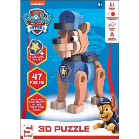 Paw Patrol Foampuzzel 3D - Chase