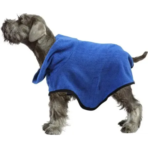 Pawise Badjas Blauw Hond - Dierenkleding- XXL