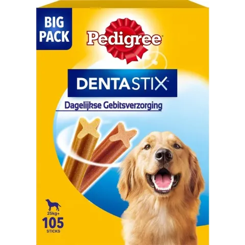Pedigree Dentastix Maxi Kauwstaaf - Gebitsverzorgende Hondensnack - 105 stuks