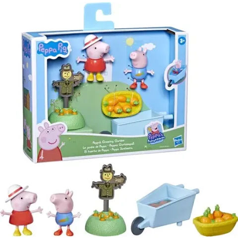 Peppa Pig Bloeiende Tuin - Speelfigurenset
