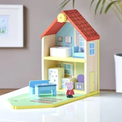 Peppa Pig Houten Speelgoed - Speelhuis inclusief Peppa figuur en accessoires