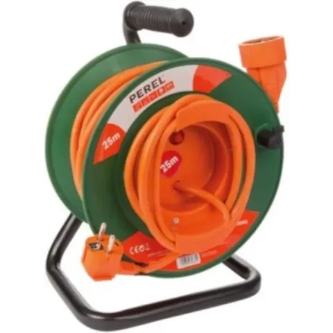 Perel Tuinhaspel 25M - IP20 - Max. 3200W  - 3G1.5