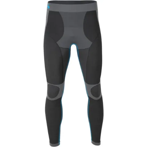 Performance Sportbroek heren lang - Thermobroek - Runningbroek - Zwart/Grijs - Maat S/M