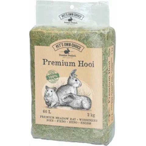Pet's Own Choice Premium Hooi - Ruwvoer - 2 kg