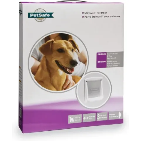 Petsafe 740 Hondenluik - Wit/Transparant - Medium - 35 x 26,5 cm