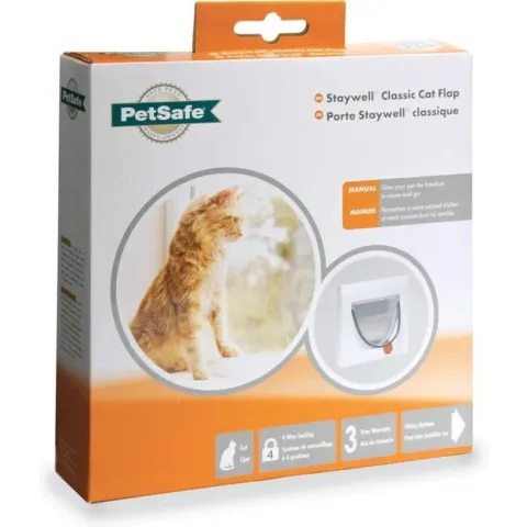 Petsafe 919 Classic - Wit - Kattenluik - 22,4 x 22,4 x 22,4 cm