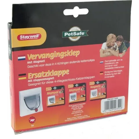 Petsafe Staywell Vervangingsklep Met Magneet - Kattenluik
