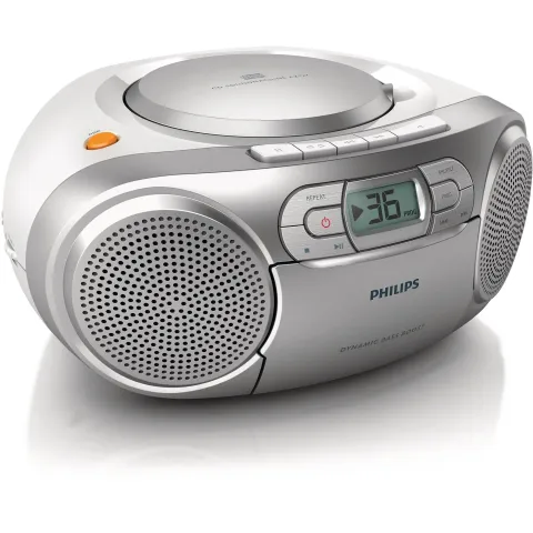 Philips AZ127 CD speler Zilver