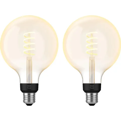 Philips Hue Filament White Ambiance Globe XL 2-pack