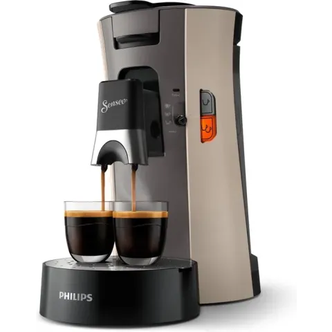 Philips Senseo Select CSA240/30 - Koffiepadapparaat - Nougat en kasjmiergrijs