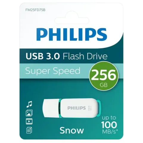 Philips SNOW USB-stick 256 GB USB 3.2 Gen 1 (USB 3.0) Groen FM25FD75B/00