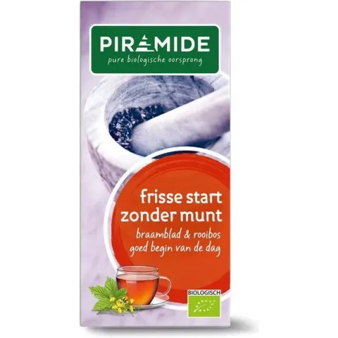 Piramide Frisse start zonder munt thee 20 zakjes