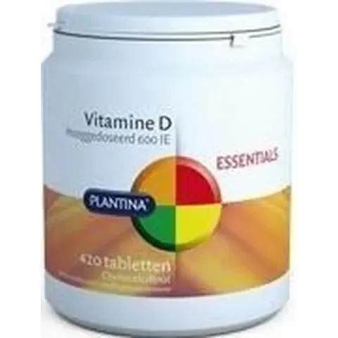 Plantina Vitamine D 600 IE - 420 Tabletten - Vitaminen