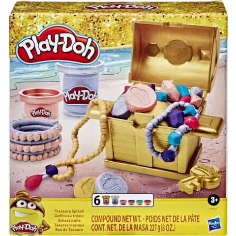 Play-Doh Schatkist - Klei Speelset - Glitterkleuren