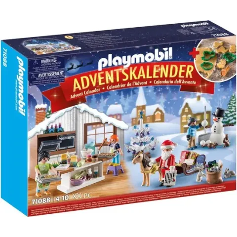 PLAYMOBIL Christmas Adventskalender - kerstkoekjes bakken - 71088
