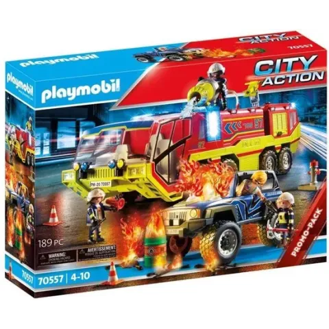 PLAYMOBIL City Action Brandweer met brandweerwagen - 70557