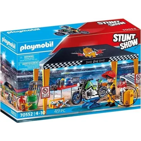 PLAYMOBIL Stuntshow werkplek tent - 70552