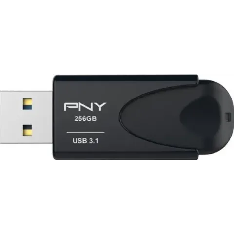 PNY Attache 4 3.1 USB flash drive 256 GB USB Type-A 3.2 Gen 1 (3.1 Gen 1) Zwart