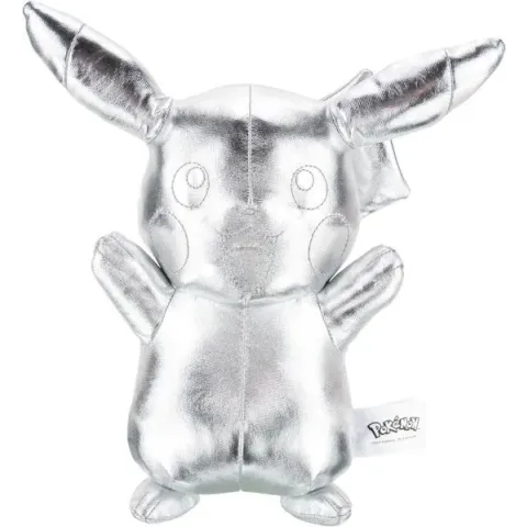 Pokemon: 25th Anniversary - Silver Pikachu 12 inch Plush