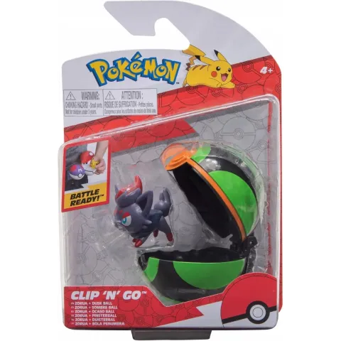 Pokemon Figure - Zorua + Dusk Ball (Clip 'n' Go)