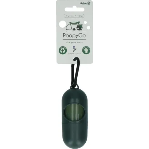 PoopyGo Dispenser incl. 15 Zakjes Lavendelgeur