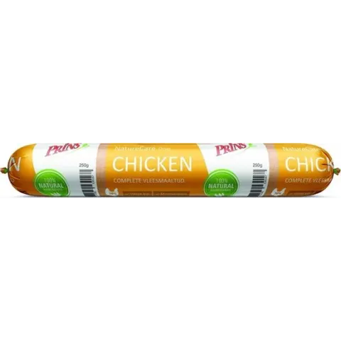 Prins NatureCare Dog Kip & Worst - Graanvrij - Hondenvoer - 250 gr