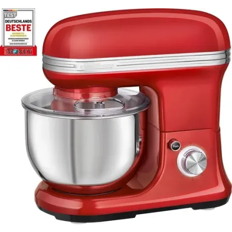 ProfiCook KM 1197 - keukenmachine - 1200 W - 5 liter - Rood.