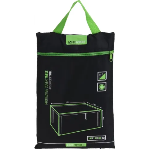 ProGarden Tuintafelhoes 165x115x80 cm zwart