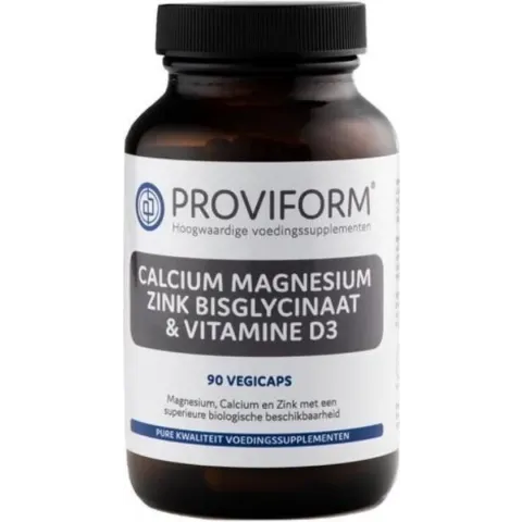Proviform Calcium Magnesium Zinc Bisglycinate & D3 Vegicaps