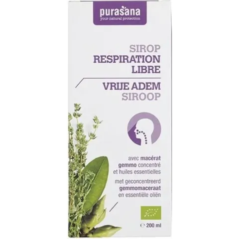 Purasana Vrije Adem Siroop 200 ml