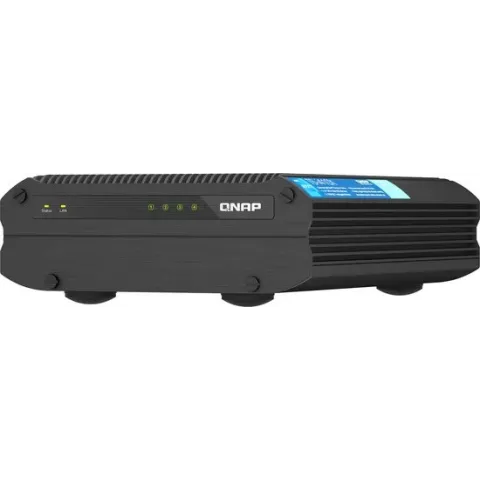 QNAP TS-I410X, NAS, Tower, Intel Atom®, x6425E, Zwart
