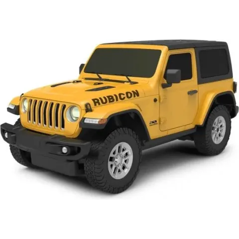 Rastar Rc Jeep Wrangler Jl Jongens 27 Mhz 1:24 Geel