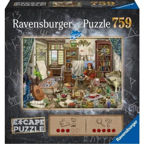 Ravensburger Escape Puzzel Da Vinci Artists Workshop - Legpuzzel - 759 stukjes