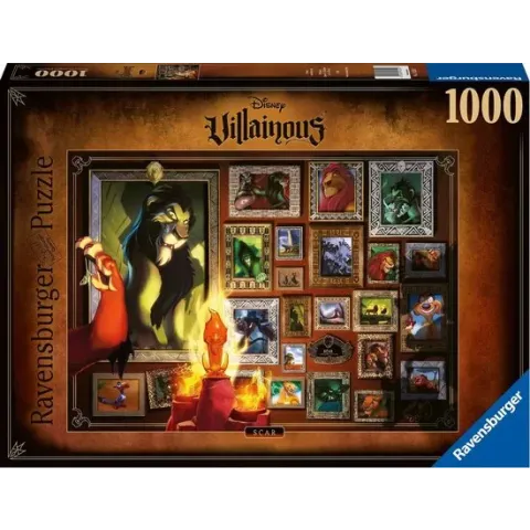 Ravensburger puzzel Disney Villainous: Scar - Legpuzzel - 1000 stukjes