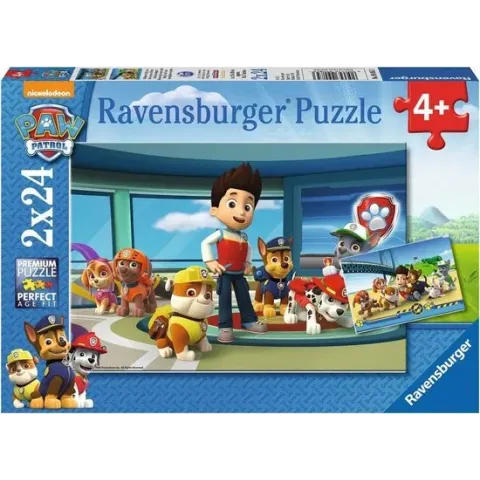 Ravensburger puzzel Paw Patrol. Hulpvaardige speurneuzen - 2x24 stukjes - kinderpuzzel