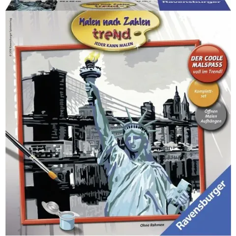 Ravensburger schilderen op nummer New York City